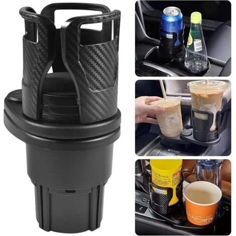 Support De Ventilation Réglable,Porte Gobelet Voiture,Porte Gobelet,Universel Support De Ventilation Réglable,Porte-Gobelet De Ventilation De Voiture,Convient Aux Porte-Gobelets À Boissons Et À Café (1/4)