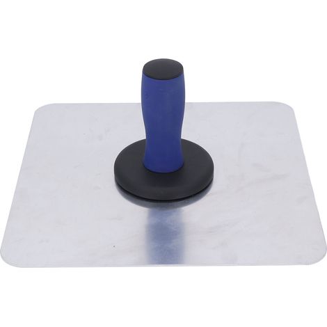 Faucon de plâtre en aluminium 30 x 30 cm avec poignée souple pour application de mortier de ciment.