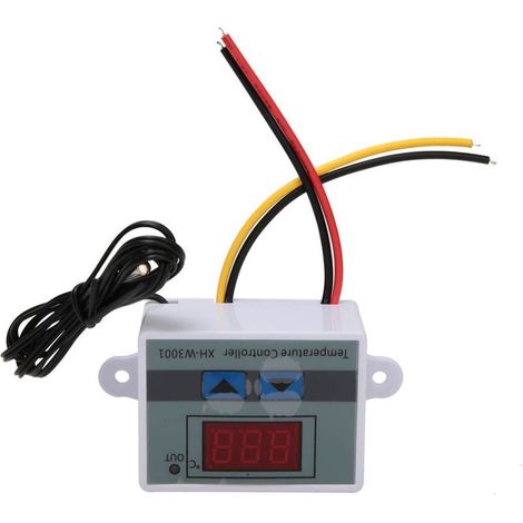 Switch of thermostat of regulator of temperature XH‑W3001 with probe of sensor waterproof (110‑220 V 1500 W) (1/5)
