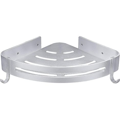 etagre D'angle De Douche Et Cuisine Serviteurs De Douche, Aluminium, Finition Mat. Argent (1/5)