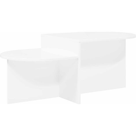 Maison Exclusive - Couchtisch Weiß 100 x 50 x 40 cm Holzwerkstoff