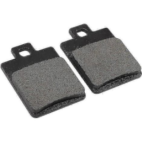 Jeu de plaquettes de frein à disque pour quad, cyclomoteur et scooter (50cc, 70cc, 90cc, 110cc, 125cc) - Compatible avec les modèles arrière. (1/4)