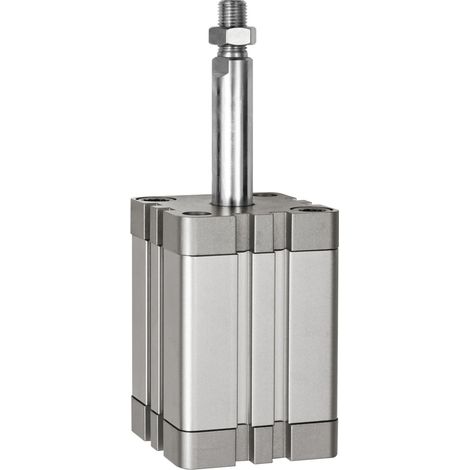 Riegler Kompaktzylinder, einfachw., AG, ausgef., Ø 63, Hub25, G1/8, ISO21287