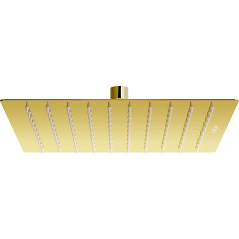 Mexen Slim Kopfbrause 25 x 25 cm, Gold - 79125-50 (1/3)