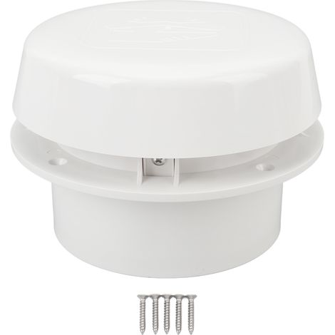 Ortviai Éventail de Toit pour Camping-car – Couvercle de Ventilation Ronde 155 mm en ABS avec Moustiquaire