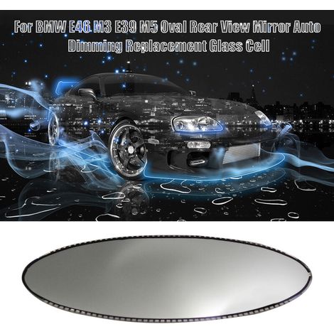 For Bmw E46 M3 E39 M5 Oval Mirror Auto Dimming Replacement Glass Cell (1/5)