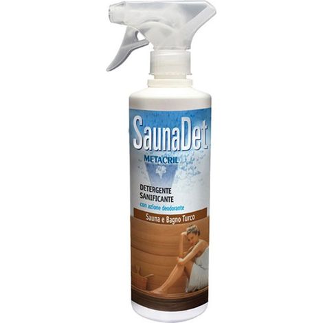 SaunaDet detergente e igienizzante con azione nutriente per sauna 500ml Metacril