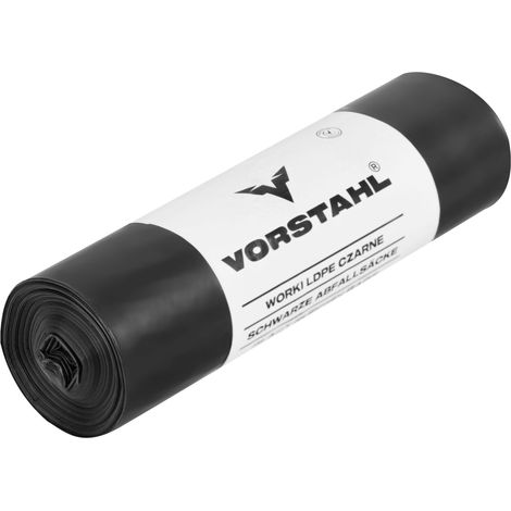 Sacs à ordures LDPE extra résistants noirs 300L, paquet de 10 Vorstahl (1/3)