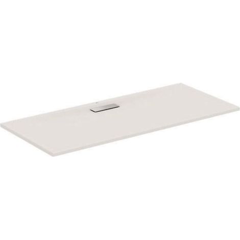 IS Rechteck-Brausewanne Ultra Flat New, 1600x700x25mm, Seidenweiß (1/4)