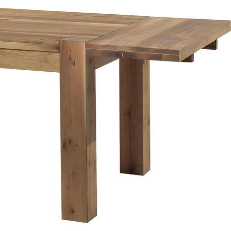 Pier Import – Rallonge 50cm en chêne massif pour table extensible FJORD 150/180 cm – Finition huilée – Augmente la capacité de votre table (1/5)
