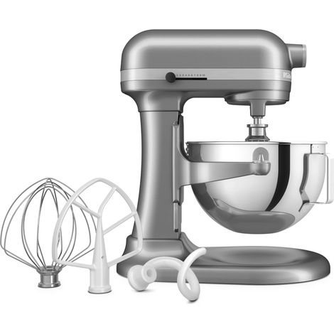KitchenAid HEAVY DUTY - ROBOT PÂTISSIER À BOL RELEVABLE 5,2 L - GRIS ETAIN 5KSM55SXXECU (1/3)
