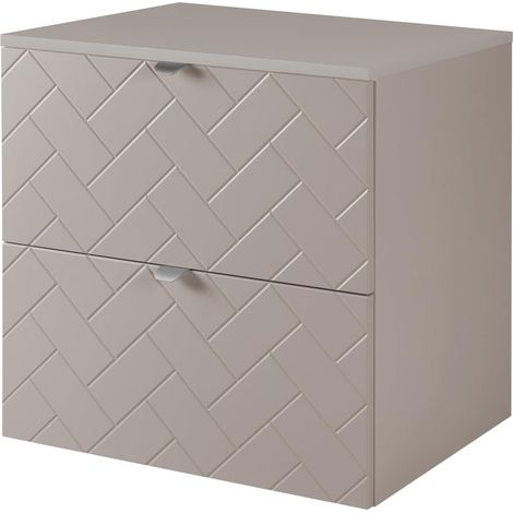 Mobile da bagno, Cashmere, 60 x 57 x 46 cm, Maniglie Argento (1/5)