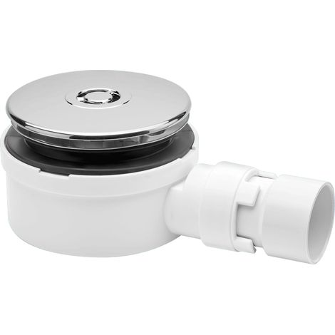 McAlpine Shallow Shower Trap Chrome 53mm High x 90mm x 1.5" outlet ST90CP10-53
