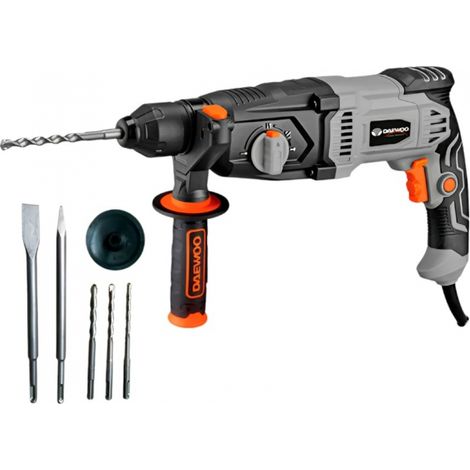 Daewoo – Marteau perforateur burineur 1050W 26mm – Puissance de frappe 2,8 joules – Mandrin SDS+ 13mm – Pour béton armé et démolition - DARH26-105C (1/3)