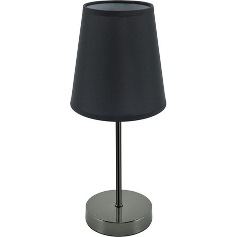 Lampe de table minimaliste noire abat-jour conique 1xE14 40W FATIMA Struhm (1/2)