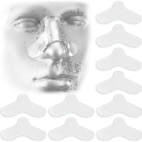 10 Pack Nasal Pads For Cpap Mask - Cpap Nose Pads - Cpap Supplies For Cpap Machine (1/4)