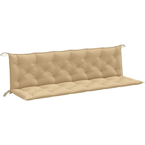 Maison Exclusive - Gartenbank-Auflagen 2 Stk. Melange Beige 200x5