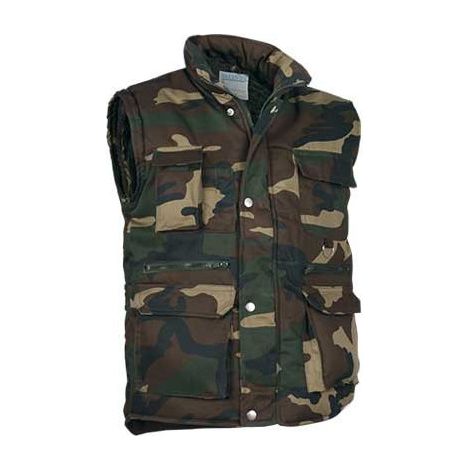 Chaleco acolchado multibolsillos Reporter L Camuflaje