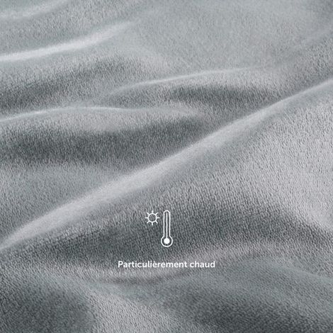 Manta polar de 150 x 200 cm - Gris, ideal para sofá, acogedora, gruesa, mullida, suave y cálida - Alta calidad (1/3)