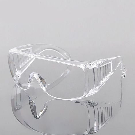 （15×6×2cm）10 Pairs Anti-fog Safety Goggles for Agriculture, Industry and Laboratory