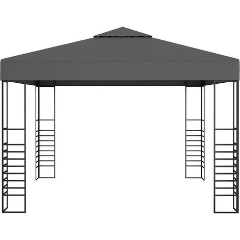 Gazebo Chiosco da Giardino 3x3 m Antracite (1/3)