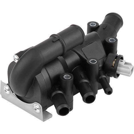 Thermostat de sortie de liquide de refroidissement moteur automobile 1149617 avec boîtier, compatible avec Ford Fiesta V 1.3 (1/5)