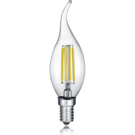 Ampoule, Ampoule LED E14 Déco filament bougie 4W  en Verre, TRIO (1/2)