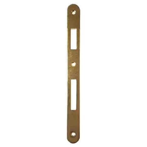 Contropiastra per Serratura Patent Grande Tonda Bonaiti Nichelata (1/3)