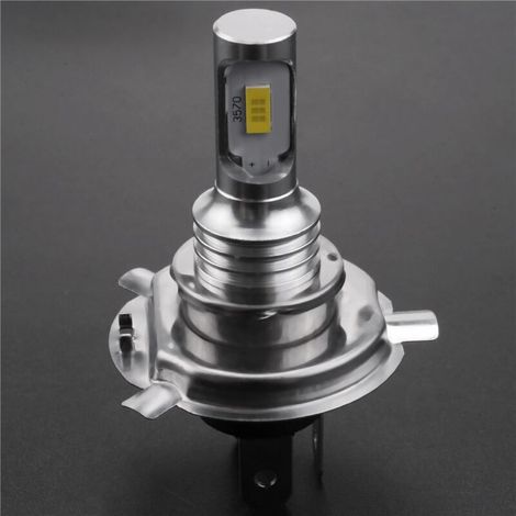 Kit de 2 ampoules de phares à LED CSP Super White H4 9003 HB2 6 000 K (1/4)