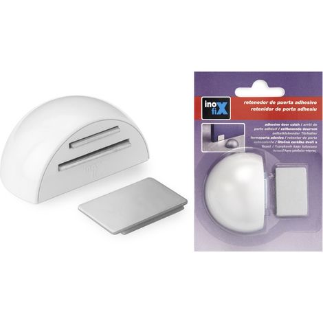 Support adhésif magnétique chrome mat INOFIX blister (1/3)