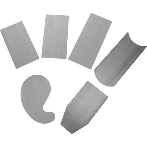 Grattoirs à Bois Multiformes pour Travail Bois Kit de 6 en Acier Haute Dureté Performance de Ponçage et Restauration de Meubles (1/5)