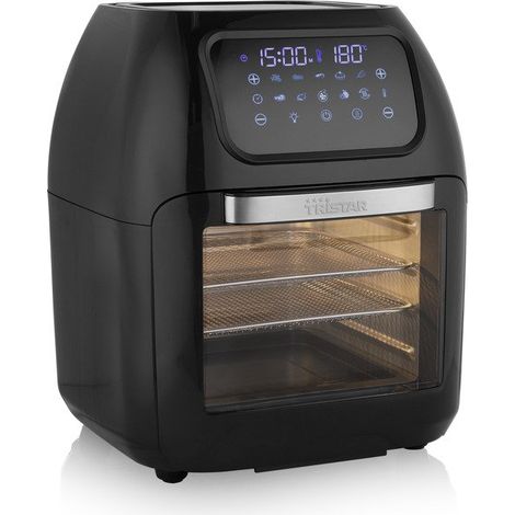 Tristar Friggitrice ad Aria Digitale Forno, 10 Litri, 1800 W, Cestello friggitrice, 10 Programmi di Cottura, Airfryer BPA-free, Nero, FR-6964 (1/10)