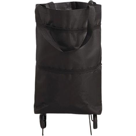 Sac de courses pliable avec roulettes - (1/4)