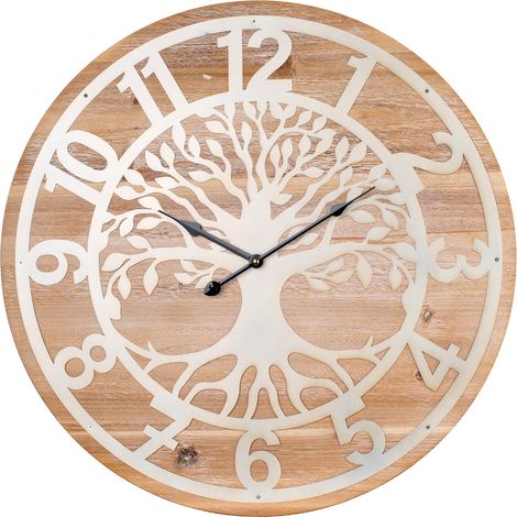 Signes Grimalt Runde braune Uhrenuhr 60x60x4cm
