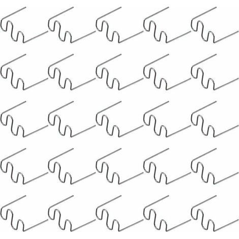 [JAMAIS UTILISÉ] 500 Pcs Baguettes de Soudage Agrafe Chaude Réparation Machine en Plastique Soudage Agrafeuse Chaude Voiture Auto Pare-Chocs Réparation Pré Coupe Vague Agrafes 0.6 Mm,de (1/4)