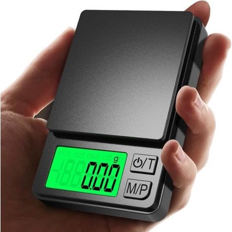 Balance de cuisine numérique (précision 1 kg/0,01 g) – Balance au gramme près avec écran LCD rétroéclairé et couvercle de protection – Idéale pour peser bijoux, aliments, café et ingrédients.-AquaForg (1/5)