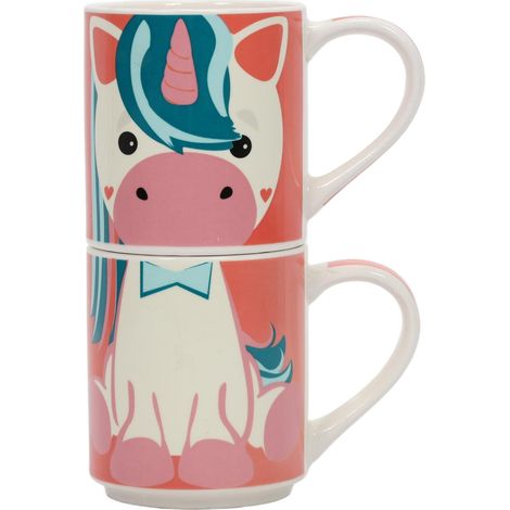Coffret cadeau : 2 tasses en porcelaine pour enfant, 2 x 265 ml (1/4)