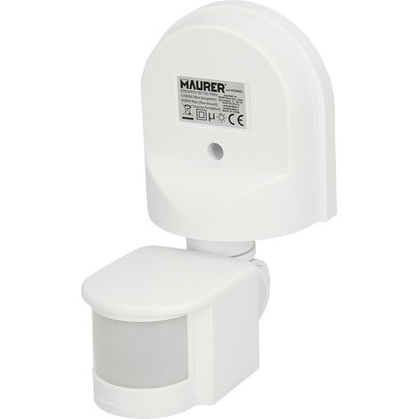 SENSORE DI PRESENZA CREPUSCOLARE REGOLABILE MAURER 220V - CF. IN SCATOLA (1/5)