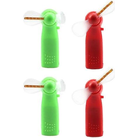 Lot de 4 ventilateurs portables d'extérieur, mini ventilateurs de poche, ventilateurs lumineux, cadeaux de fête-AquaForge (1/3)