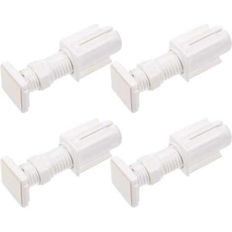Bardusch Supports pour Stores Vénitiens 25 Mm sans Perçage 4 Pièces Accessoires de Fixation Latéraux pour Stores Intérieurs Pièces de Rechange Installation Simple et Solide (1/5)