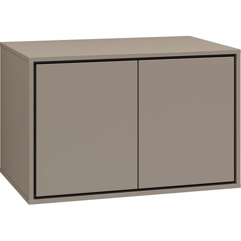 Meuble sous-vasque 80cm Sophéa Taupe (1/4)