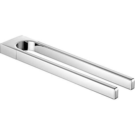 Keuco Collection Moll - Portasciugamani doppio, lunghezza 34 cm, cromo 12719010000 (1/4)