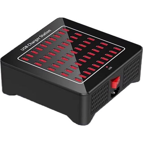 Ladestation für mehrere Geräte mit gleichmäßiger Stromverteilung und Wärmeableitung für sicheres Laden (1/5)