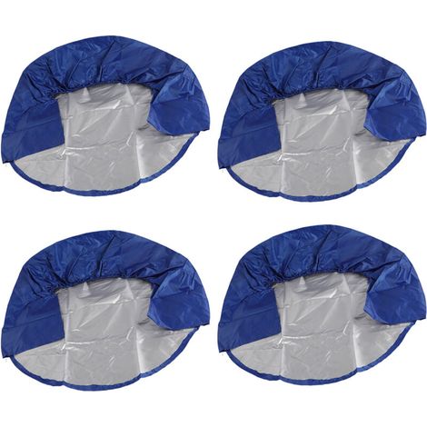 32-Zoll-Radkappen in Blau für Wohnmobil, LKW, PKW, Anhänger (4er-Set)