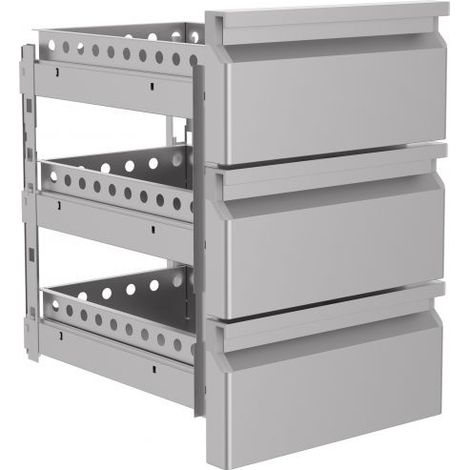 Bloc Tiroirs 1/3 pour Table Réfrigérée - Combisteel (1/2)