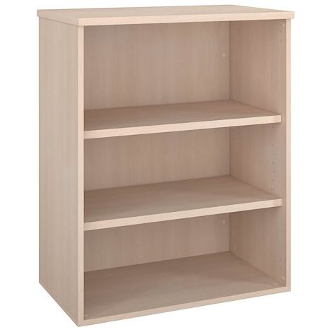 Bibliothèque basse bois H 100 x L 80 cm chêne clair – Arch - Maxiburo