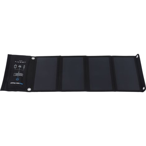 Chargeur solaire portable étanche haute efficacité pour extérieur, 5 V CC, 28 W (1/5)