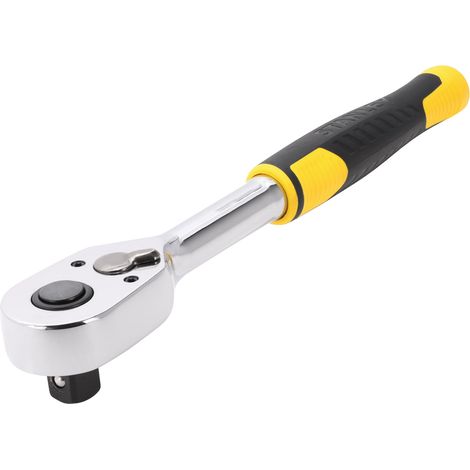 Stanley 1/2-Inch Drive 72-Tooth Ratchet Handle with 5° Action and Quick Release - Model STA082665 (1/2)
