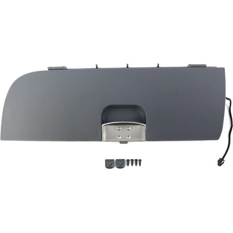 Reemplazo de tapa de guantera, manija de apertura del pestillo de la guantera, compatible con Peugeot 107, Toyota Aygo, Citroën C1 2005-2015 para vehículos con volante a la izquierda, gris (1/4)