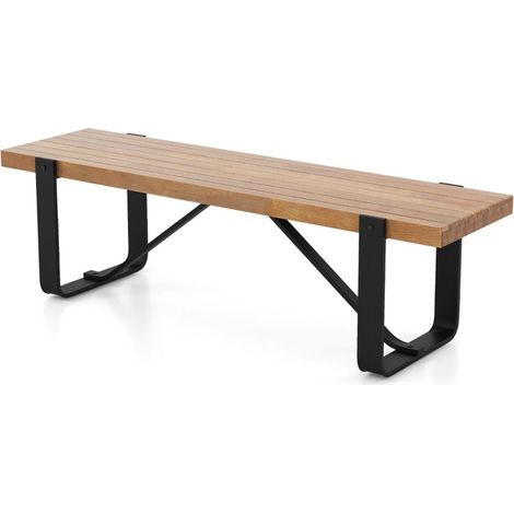 Panca da ingresso con struttura in metallo panca da corridoio rustica scarpiera in legno per fattoria 1525 x 43 x 44 cm 88305983 88305983 88305983 88305983 88305983 88305983 88305983 88305983 88305983